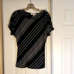 Haani Striped Dolman Top Sx Small